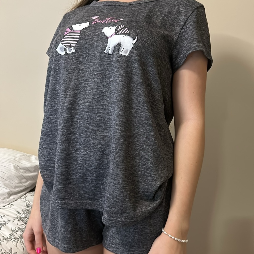Gray pajamas